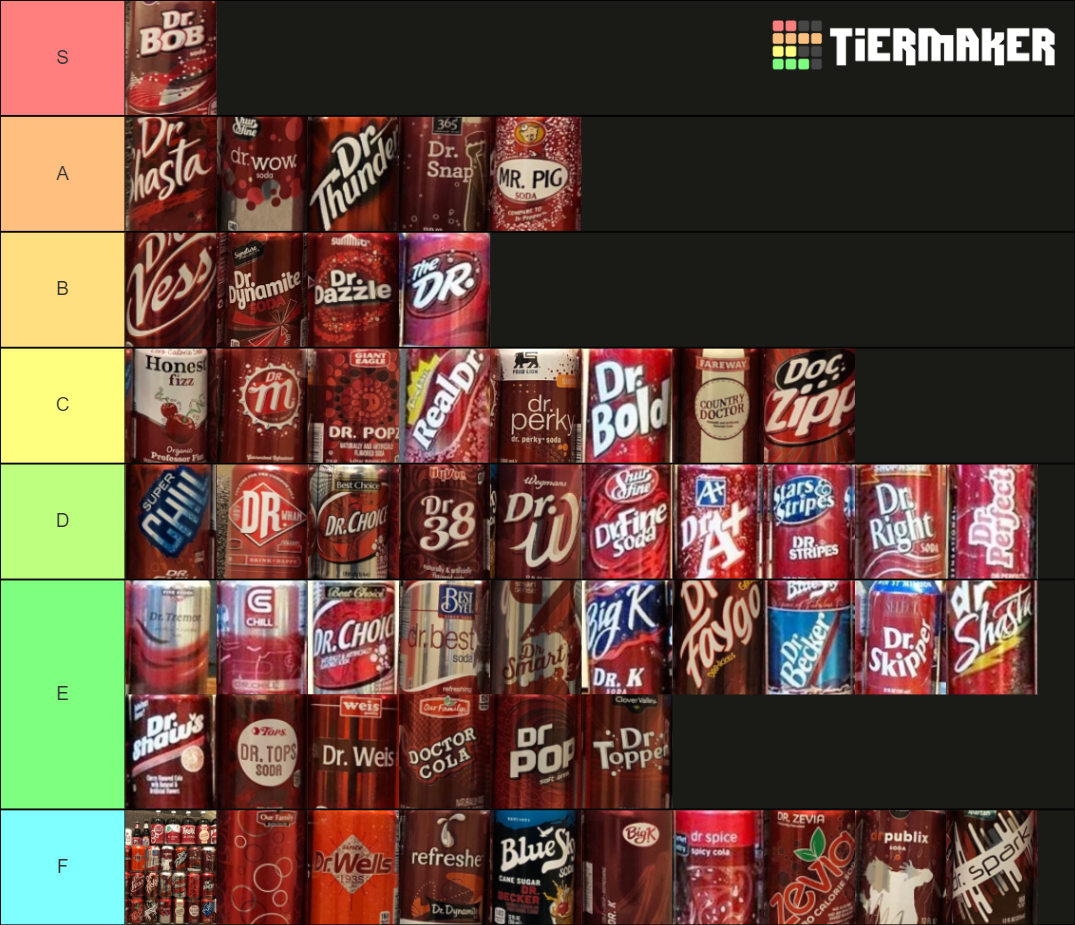 Dr Pepper Off Brands Tier List Community Rankings TierMaker