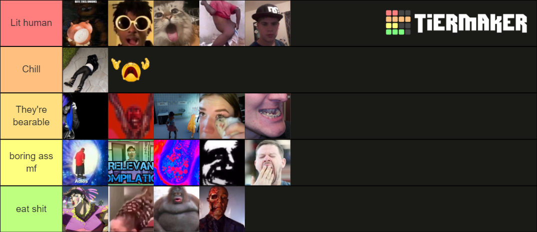 people in math class Tier List (Community Rankings) - TierMaker