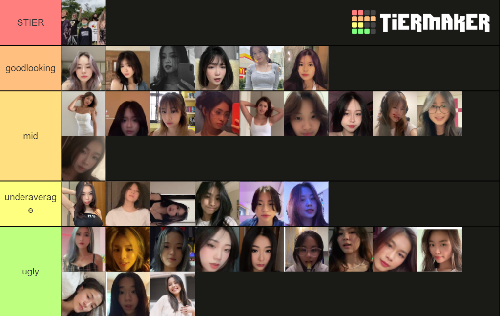 SG XMM/GIRL Tier List (Community Rankings) - TierMaker