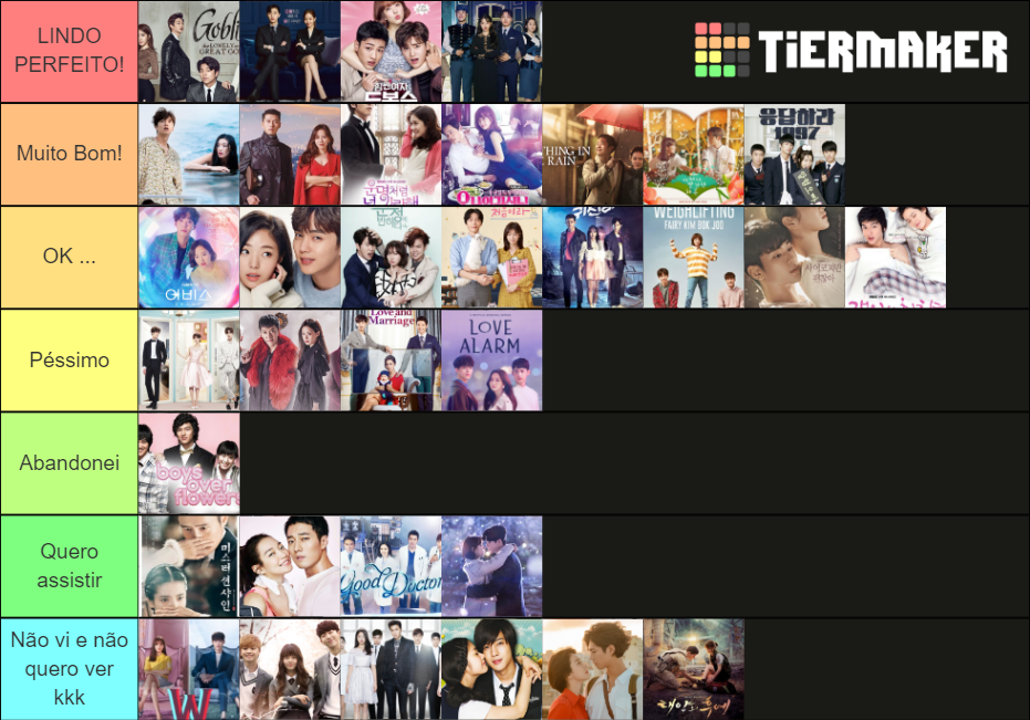 Korean Dramas Tier List (Community Rankings) - TierMaker