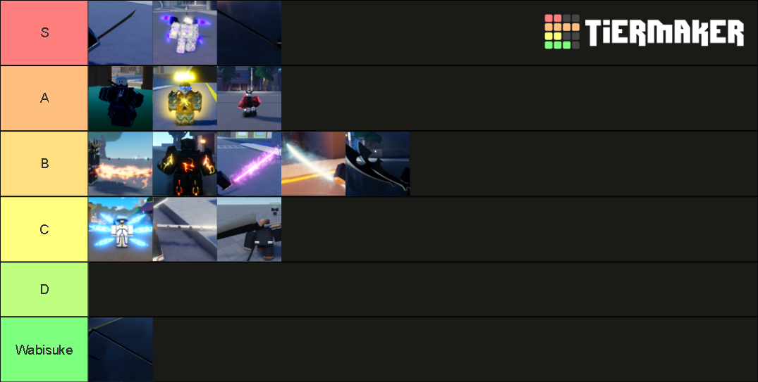 Reaper 2 (Res and Shikai) Tier List Rankings) TierMaker