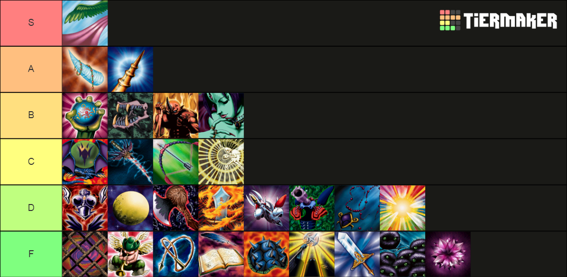 Yugioh Forbidden Memories Equip Cards Tier List Rankings