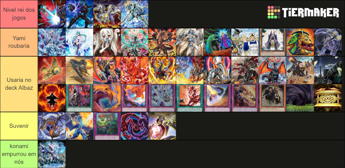 Albaz Estrutural Deck Tier List Rankings) TierMaker