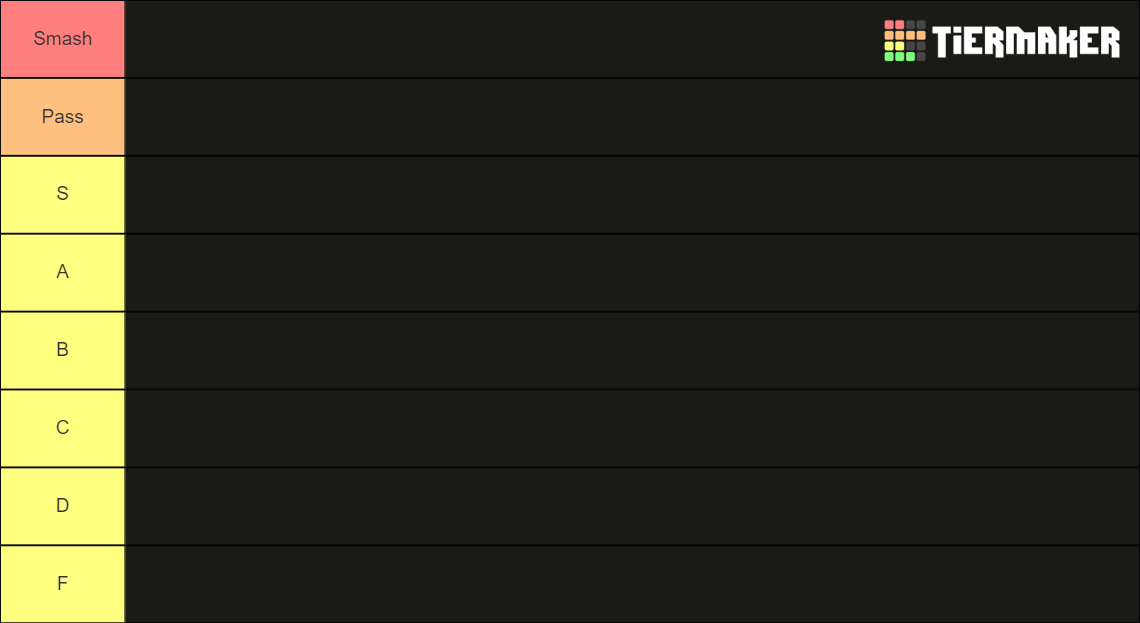 smash-or-pass-101-tier-list-community-rankings-tiermaker