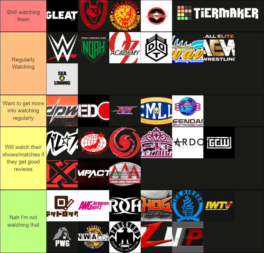 Pro Wrestling Promotions 2022 Tier List Community Rankings TierMaker history-of-canadian-pro-wrestling-on-twitter-rt-newwrestlinginc-we
