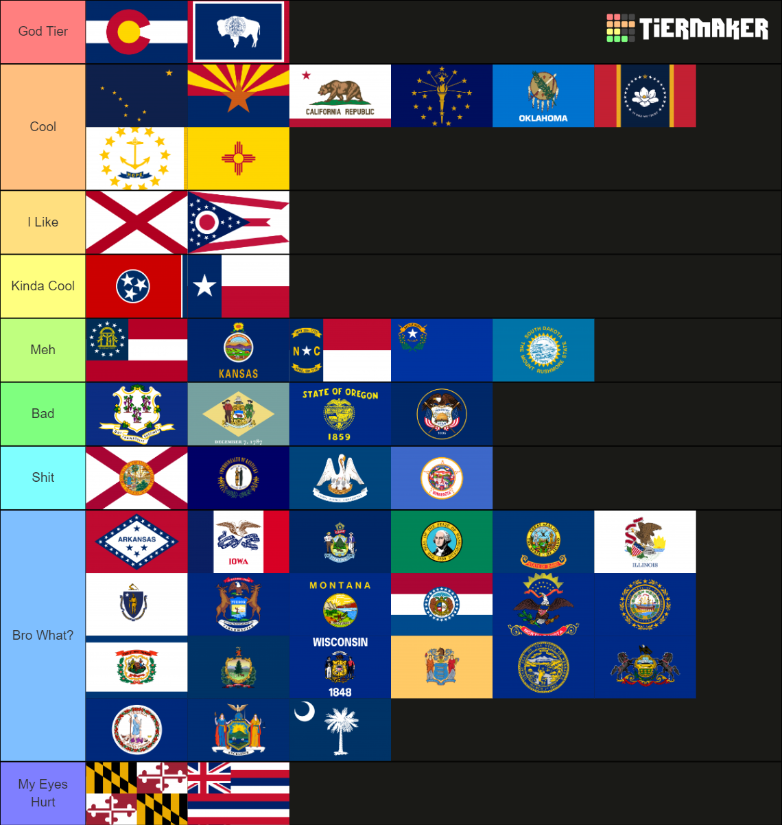 flags-of-the-50-united-states-tier-list-community-rankings-tiermaker