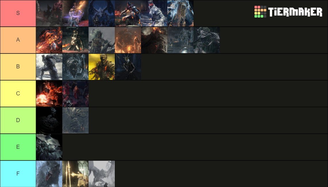 Ds3 Boss Tier List Maker BEST GAMES WALKTHROUGH