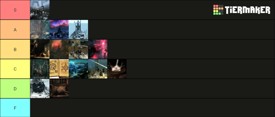 Skyrim Daedric Prince Quests Tier List (Community Rankings) - TierMaker