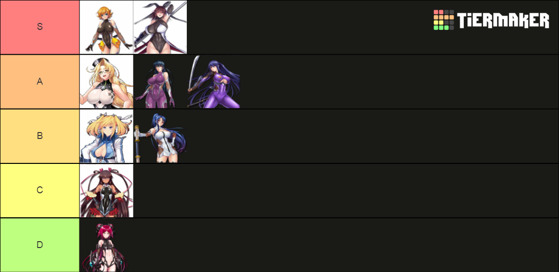 Action Taimanin Waifu's Tier List Rankings) TierMaker