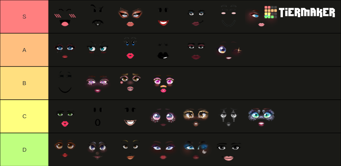 barbie/barb/model/toy faces roblox Tier List (Community Rankings ...