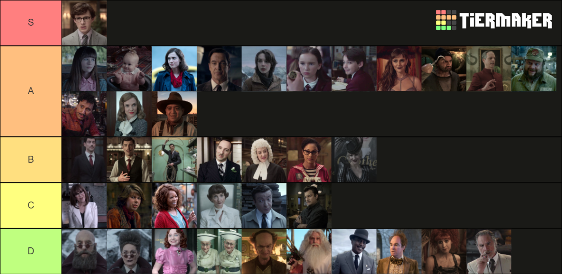 a series of unfortunate events characters Tier List (Community Rankings ...