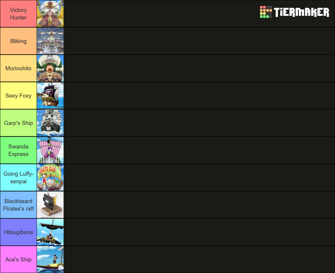 All Ship In One Piece Tier List Community Rankings Tiermaker