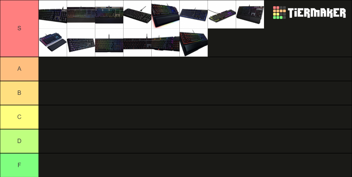 Keyboards Tier List Rankings) TierMaker