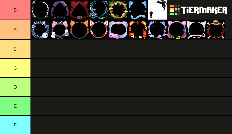 Amino Frames Tier List Rankings) TierMaker