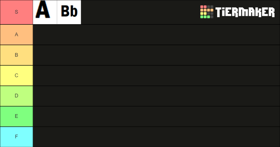 Musical Notes Tier List Rankings) TierMaker