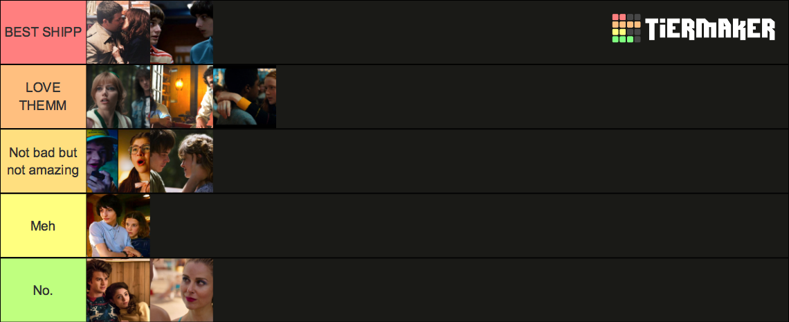 Stranger Things Ships Tier List Community Rankings Tiermaker