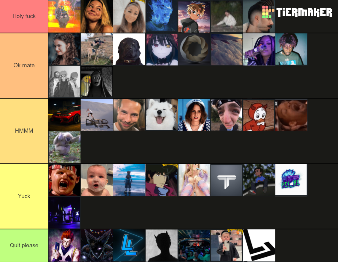 Rank B Tier List (Community Rankings) - TierMaker