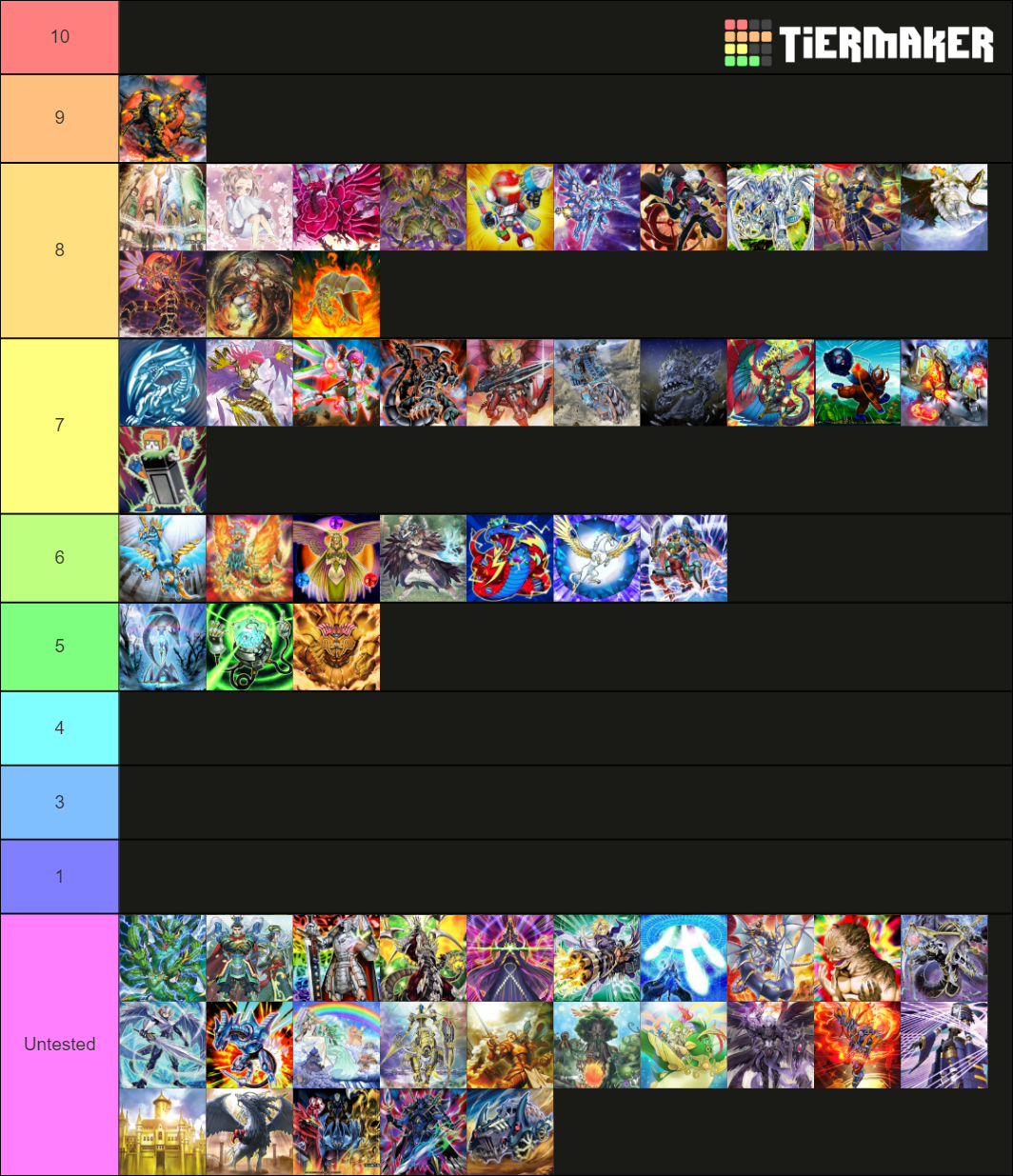 Yugioh Split Format 7/21 Tier List (Community Rankings) - TierMaker