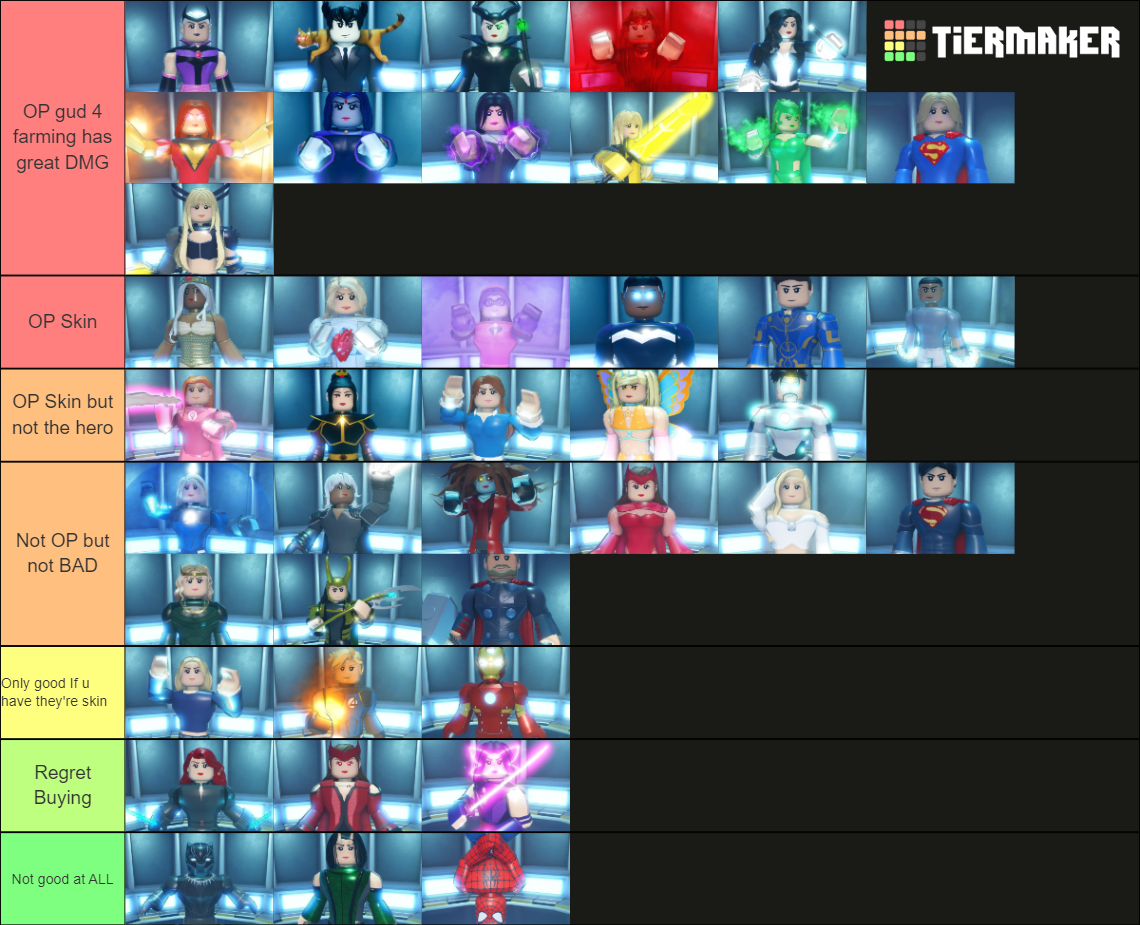 heroes world tier list