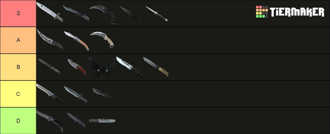 counter strike knives