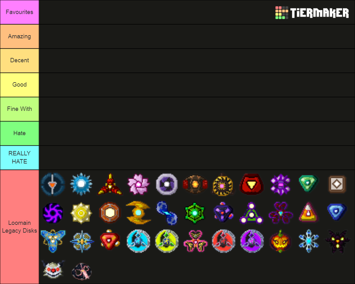 Loomian Legacy Capture Discs Tier List Rankings) TierMaker