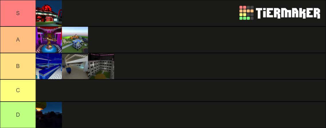 Minecraft Tag Maps Tier List (Community Rankings) - TierMaker