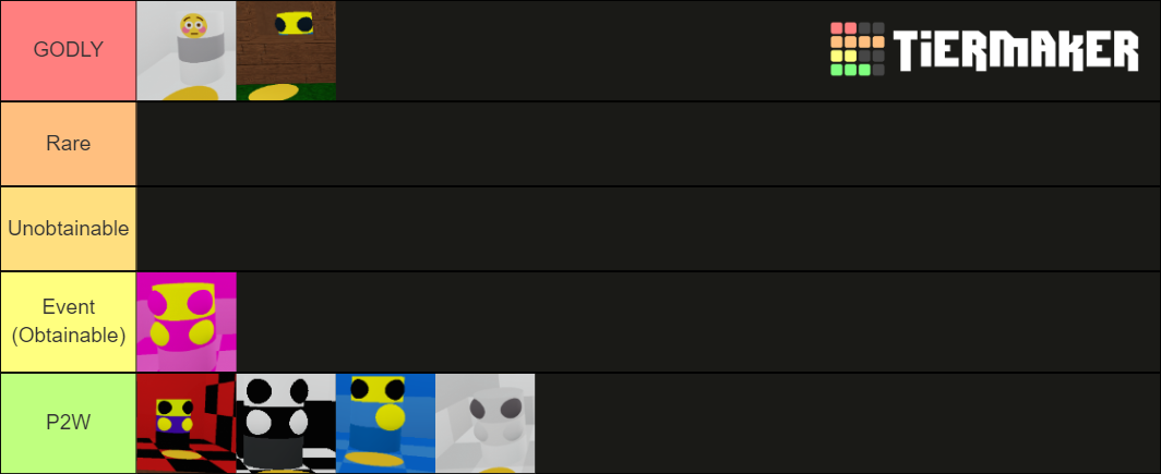 SOWG Tierlist (1.10) Tier List (Community Rankings) - TierMaker