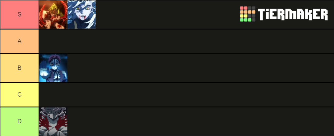 Demon Slayer Moonrise Demon Arts Tier List Community Rankings TierMaker