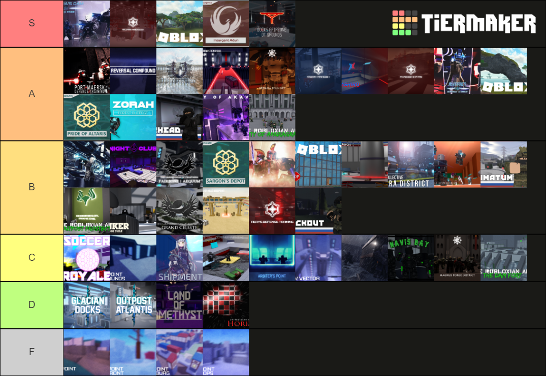 Map Tierlist Tier List (community Rankings) - Tiermaker