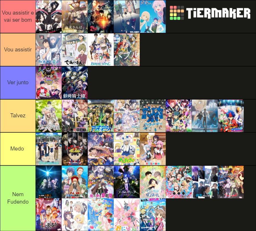 Animes De Abril 2022 Tier List Rankings) TierMaker