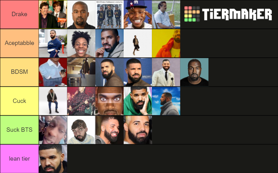 Drake Pics Tier List Community Rankings Tiermaker 2228