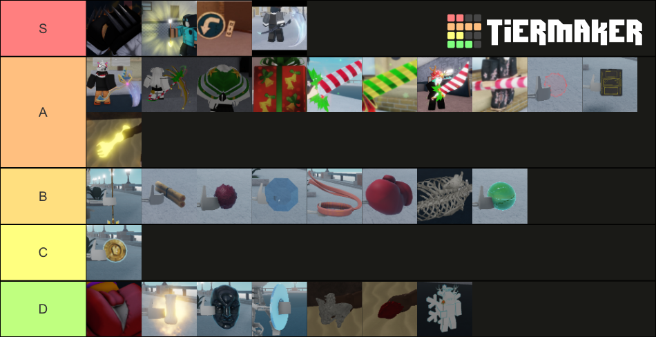 YBA ITEM TIER LIST 2022 Tier List Community Rankings TierMaker