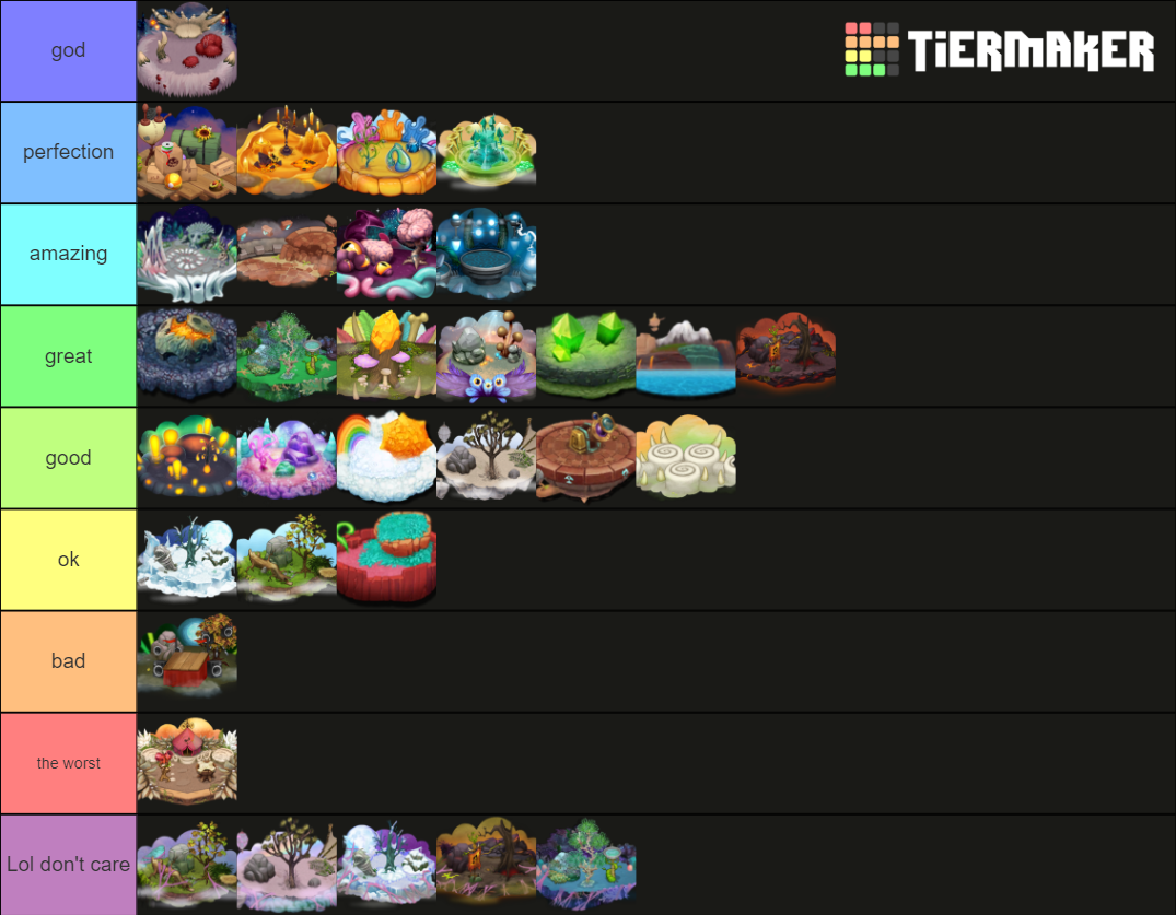 My Singing Monsters - All Islands Tier List (Community Rankings ...