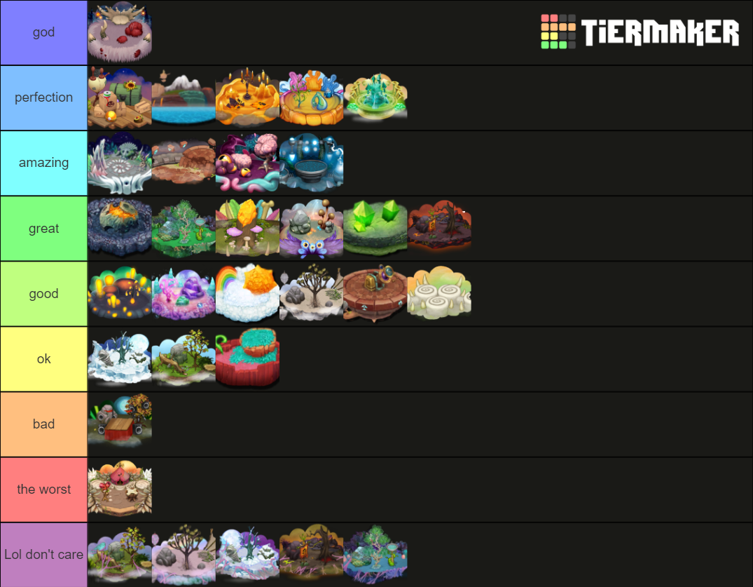 My Singing Monsters - All Islands Tier List (community Rankings 