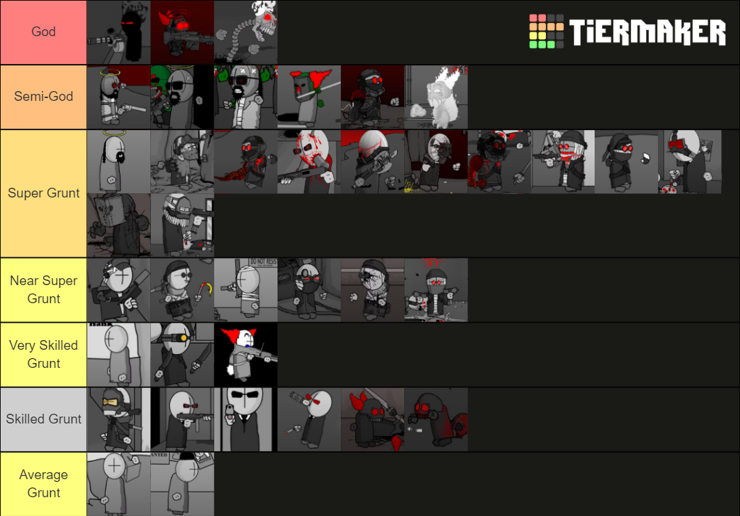 Madness combat Tier List (Community Rankings) - TierMaker