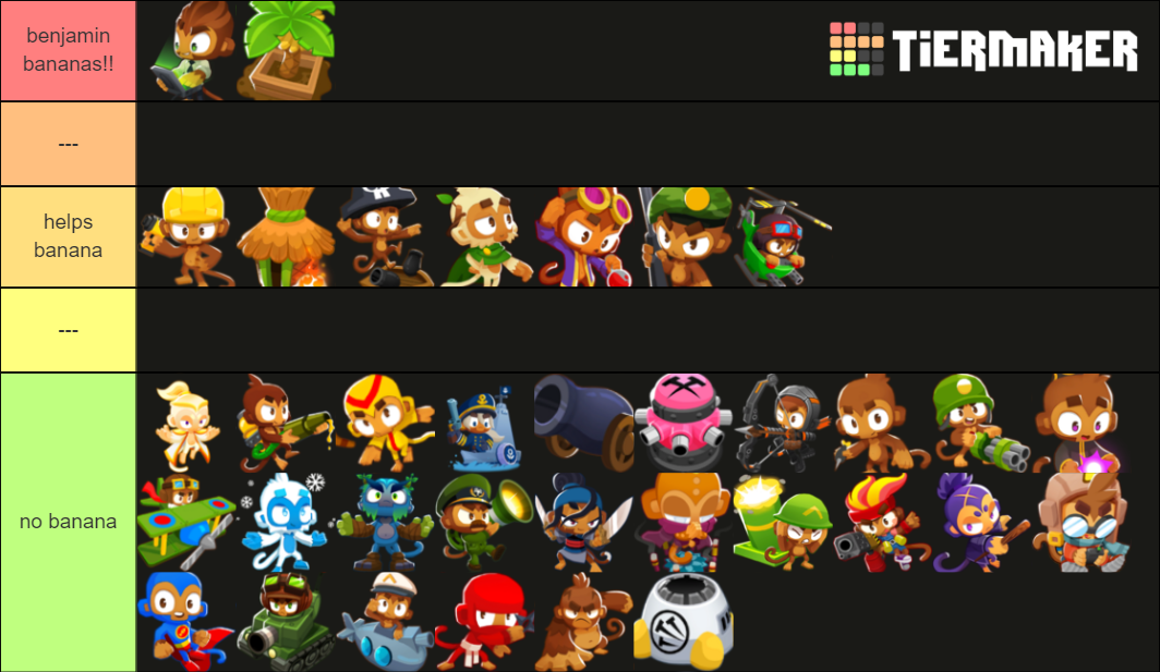 BTD6 Base Heroes And Towers Tier List (Community Rankings) - TierMaker