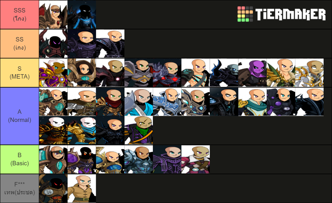 AQWorlds Solo By ADMINKAO Tier List Rankings) TierMaker