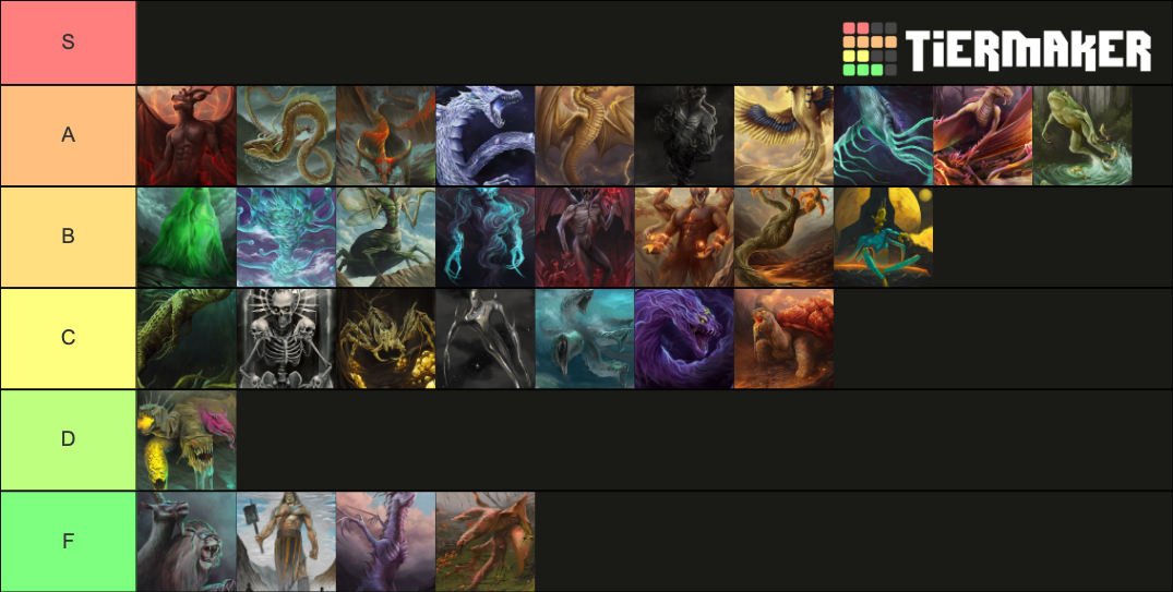 Domain TCG Card Tiers Tier List Rankings) TierMaker