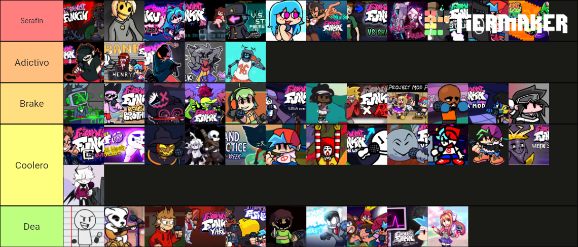 FNF Mods Tier List (Community Rankings) - TierMaker