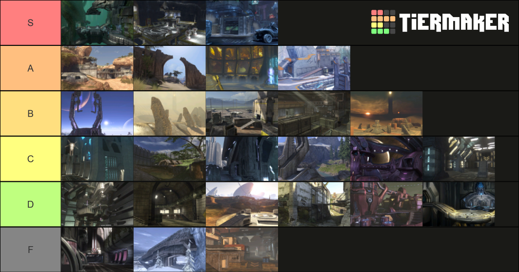 Halo 3 (MCC) Multiplayer Maps Tier List Rankings) TierMaker