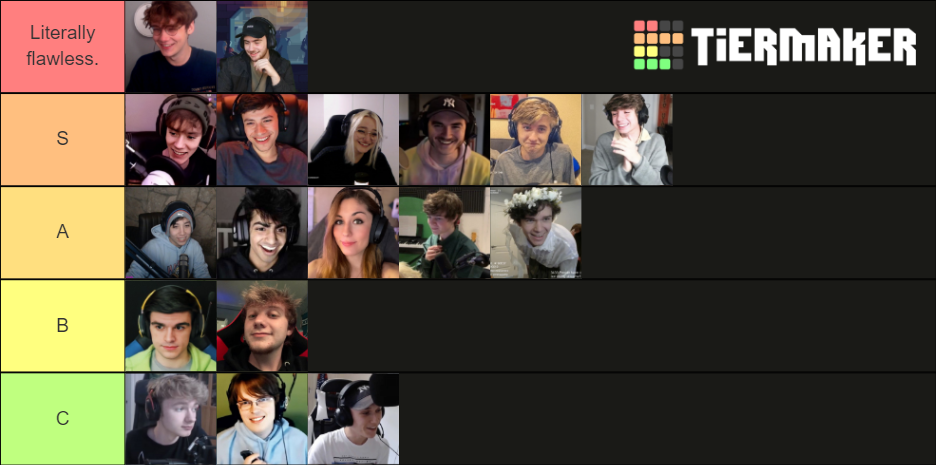 Dsmp members ranked by attractiveness Tier List (Community Rankings ...