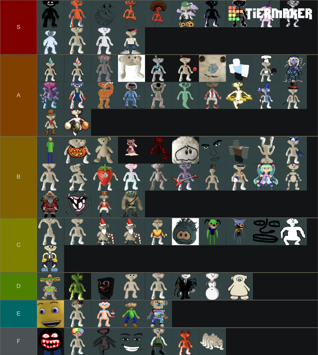 Ranking Of All Bear Alpha Skins Tier List (Community Rankings) - TierMaker