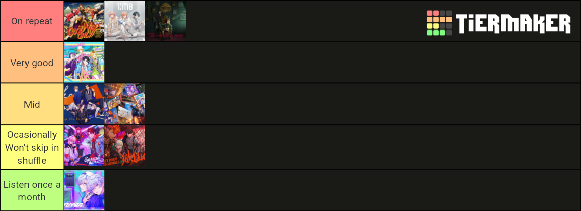 Paradox Live New Song Tier List (Community Rankings) - TierMaker