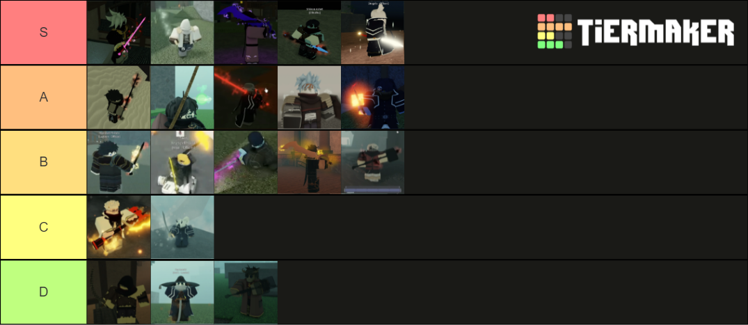 Deepwoken Enchant Tier List (Community Rankings) - TierMaker