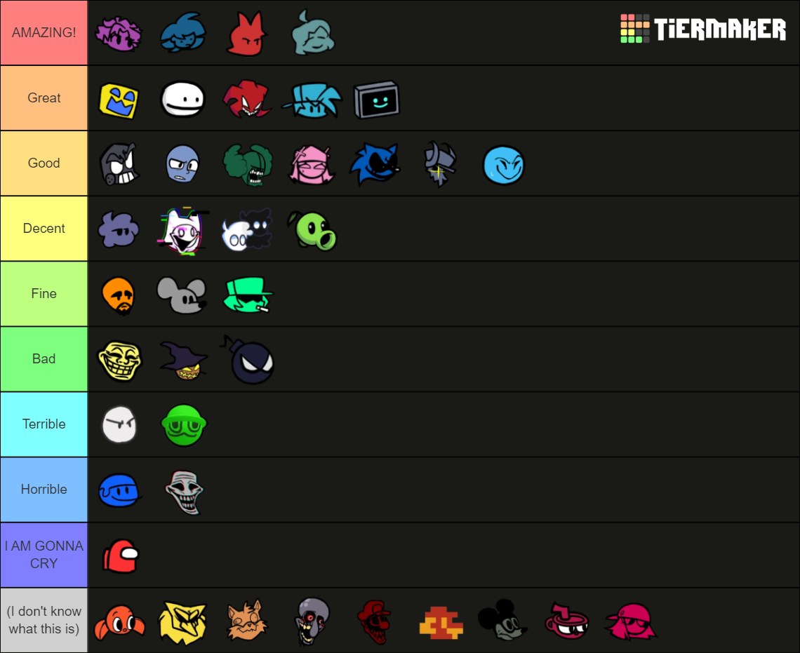 FNF Mods Tier List Community Rankings TierMaker