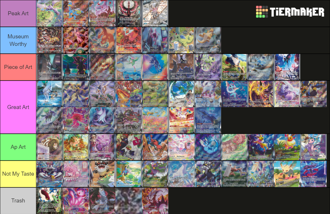 Pokemon Alternate Art Cards Tier List (Community Rankings) - TierMaker