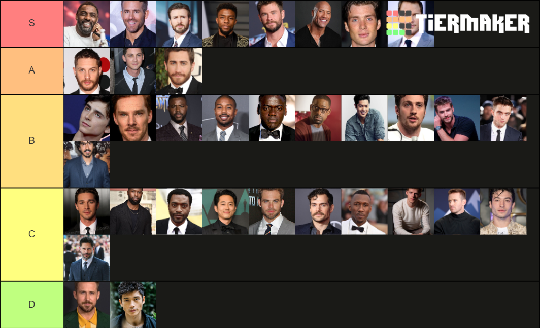 Actors Tier List Community Rankings TierMaker