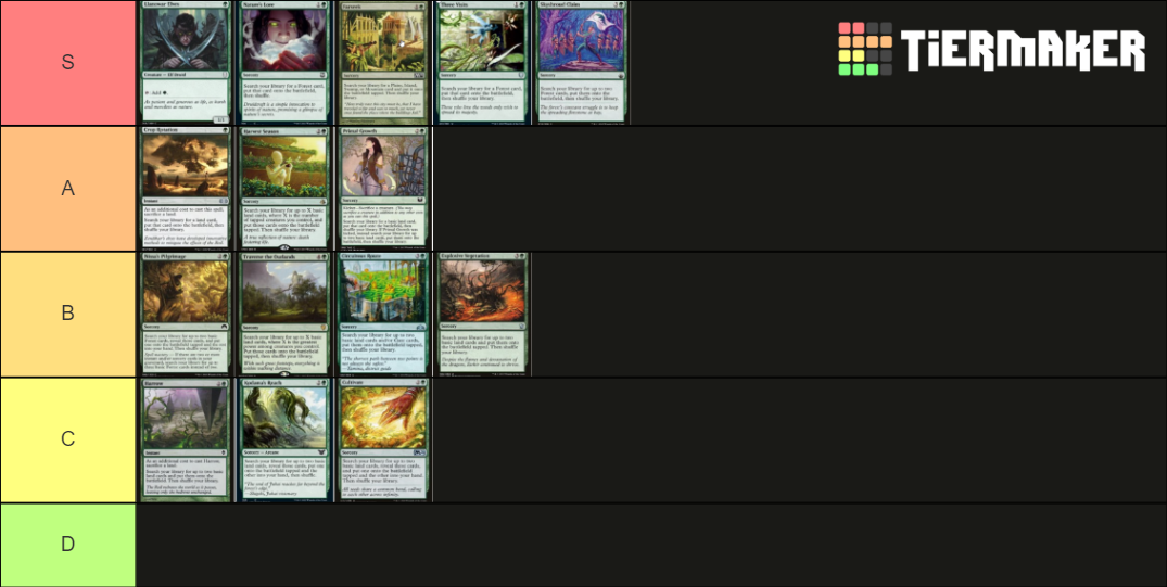 Green Ramp Spells Tier List Rankings) TierMaker