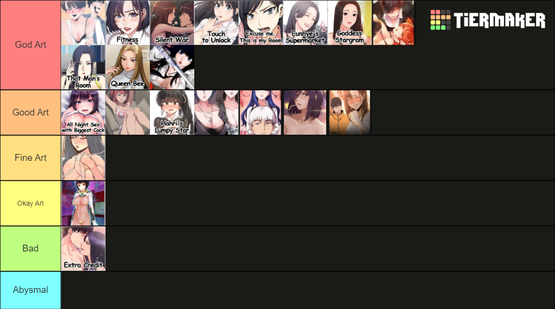 Adult Manhwa Tier List Community Rankings Tiermaker