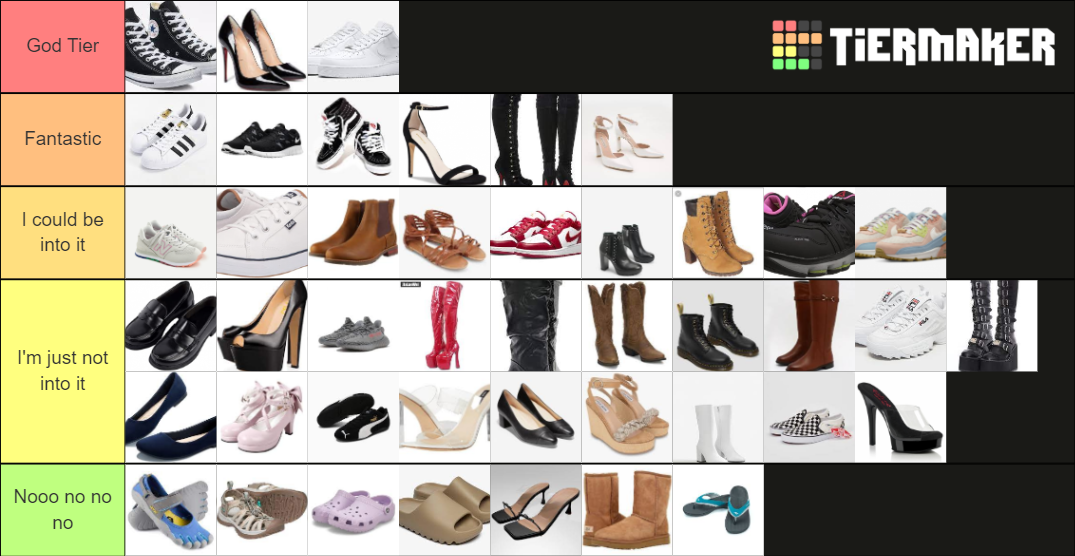 open-footwear-tier-list-r-footfetishmemes